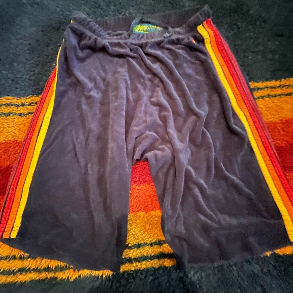 AV Striped Sweatshorts